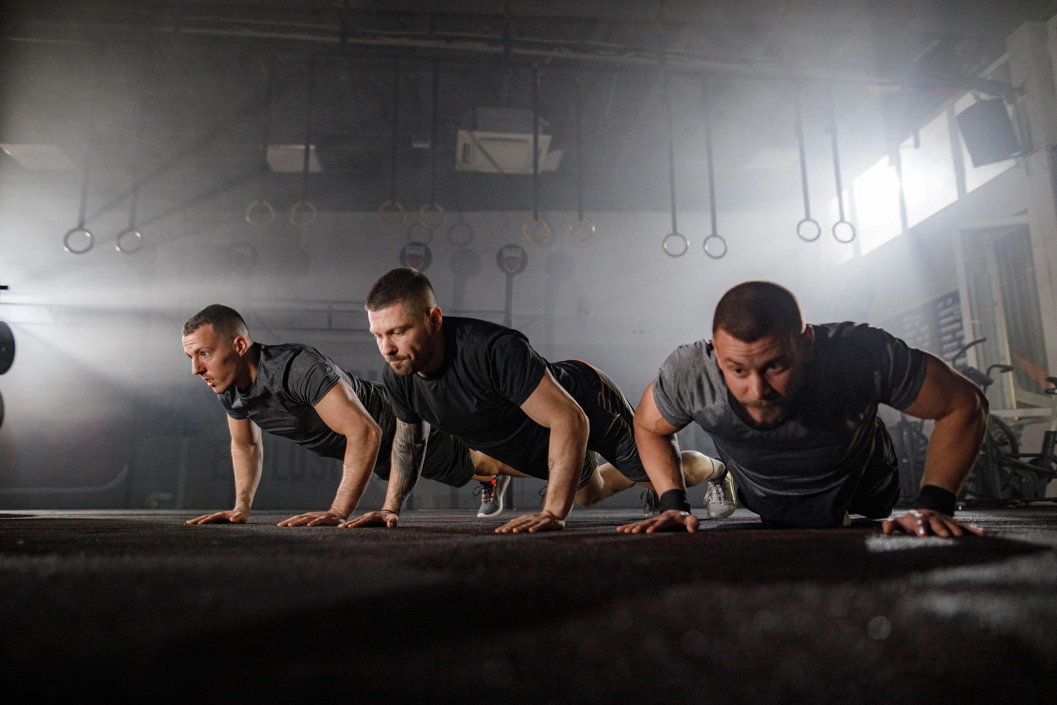 Stronger Every Day CrossFit gym team photo